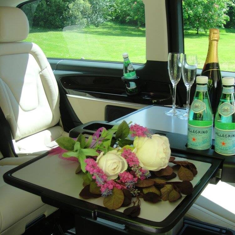 Inside luxury transportation for events